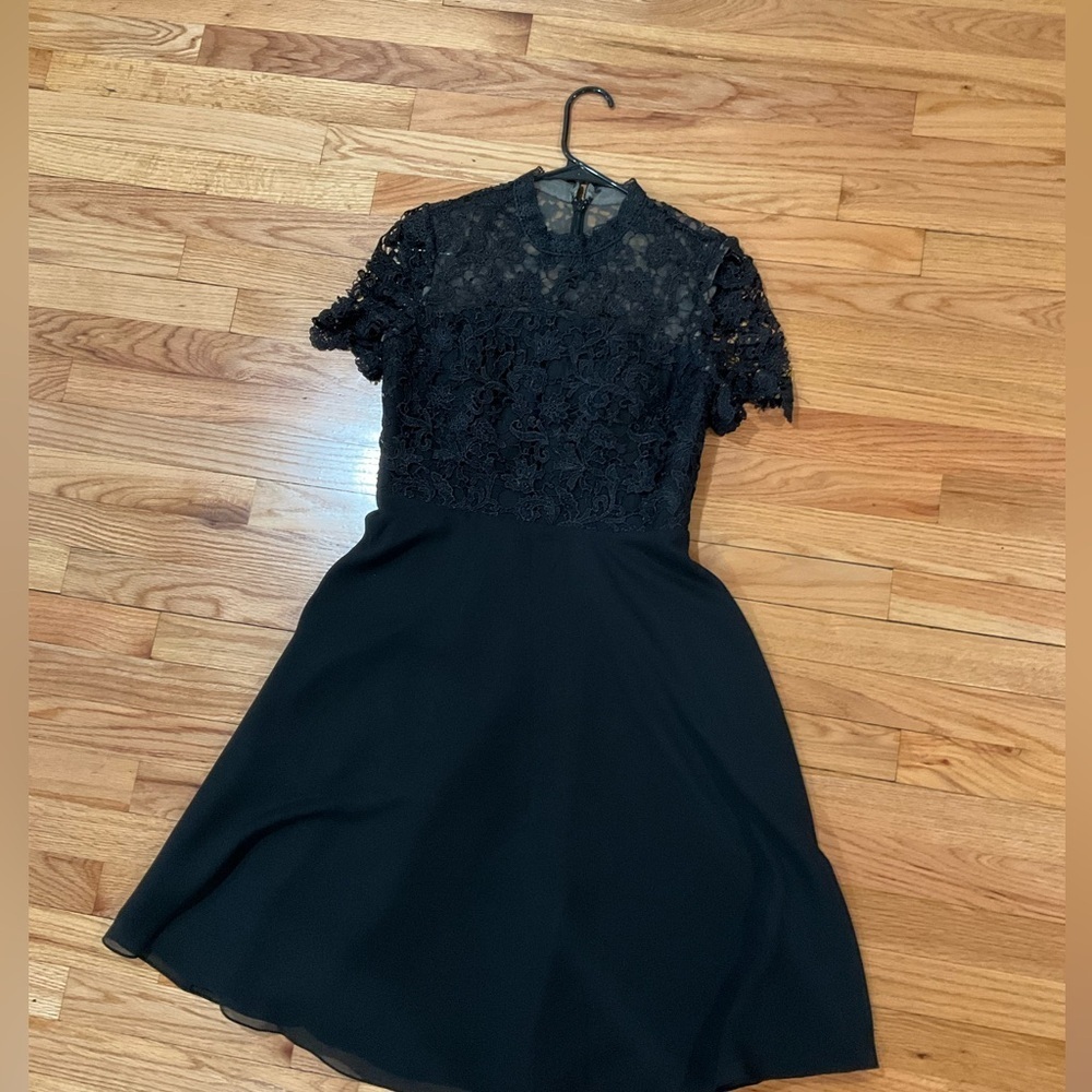 JJs House Black Lace Midi Dress